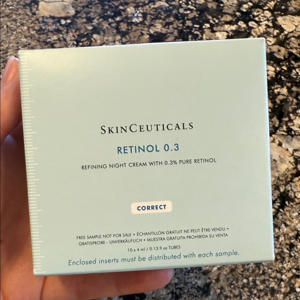 NEW SkinCeuticals 0.3% Retinol Face Cream pack of 10 x 4ml tubes